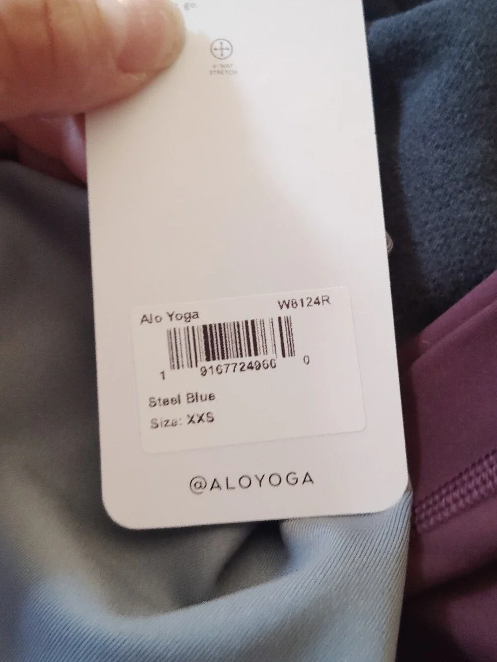 ALO YOGA Thrill Seeker Bodysuit - Steel Blue XXS 🆕